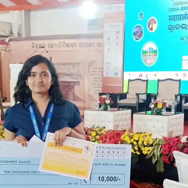 Congratulations Soumyashree Sahoo: Second Runner-Up in Odisha Parba Essay Writing Competition